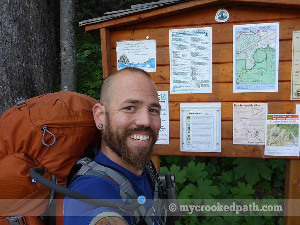 There's the trailhead! Snoqualmie, here I come ...
